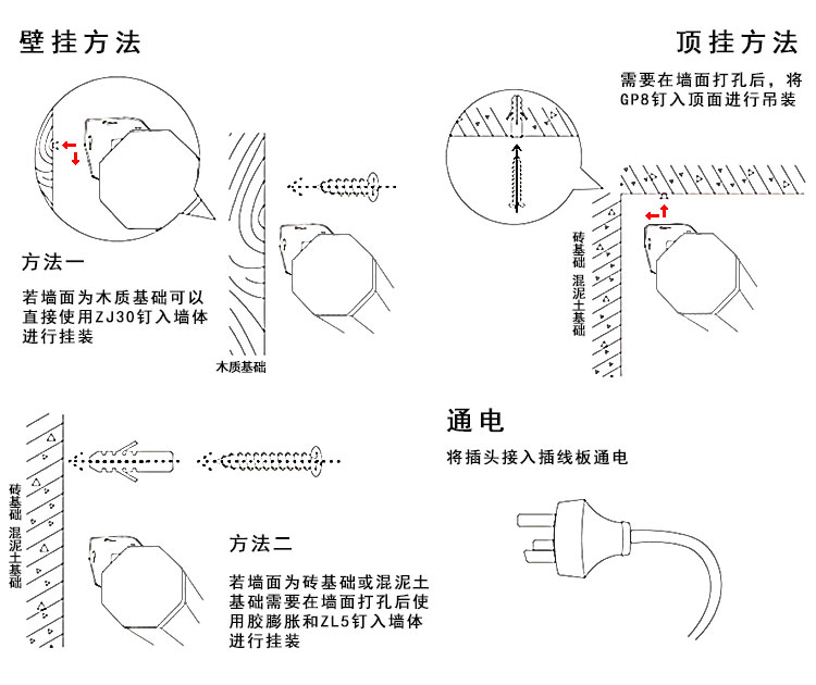 电动投影幕安装方法