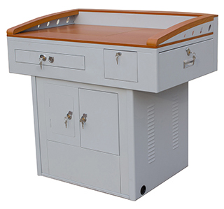 多媒体教学讲台产品背侧面