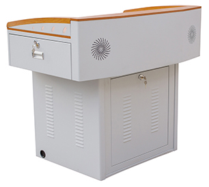 多媒体教学讲台产品前侧面