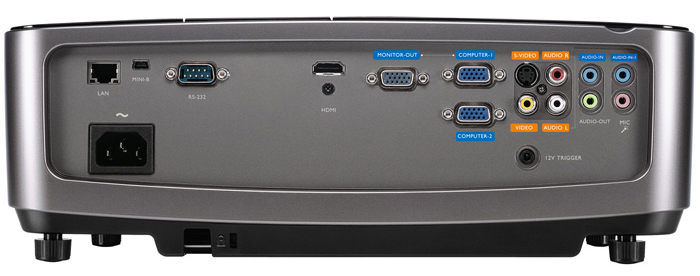 明基MX722投影机产品背面