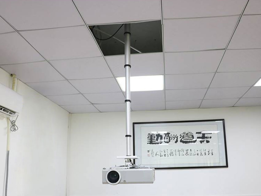 电动竹节式吊架投影案例
