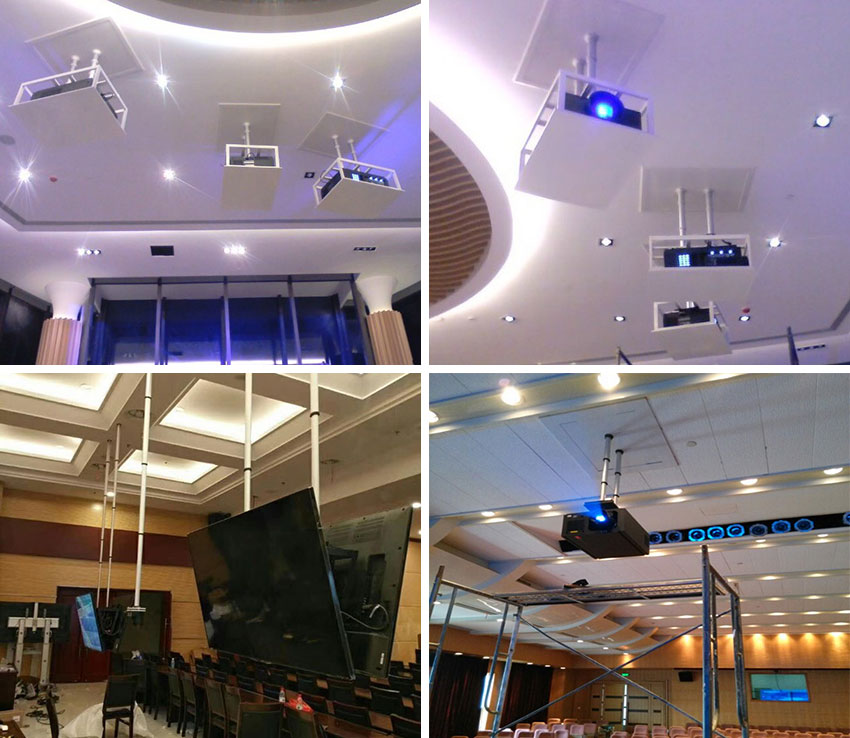 竹节式电动双杠吊架工程案例